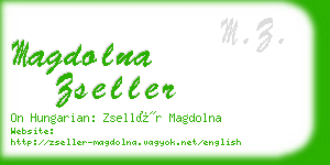 magdolna zseller business card